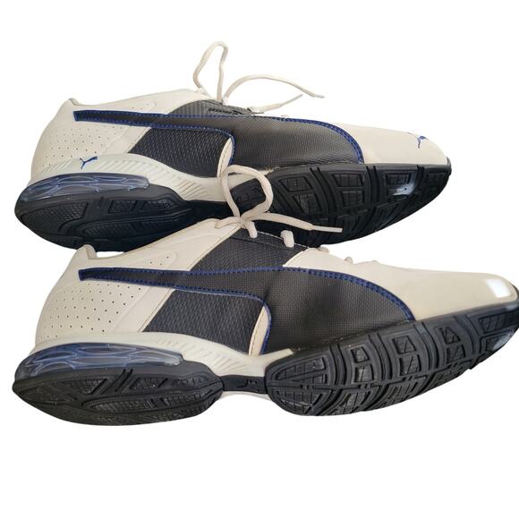 Puma Men's Cell Surin 2 Cross Trainers Shoes White Navy Size 9.5  Good Condition - Picture 4 of 7